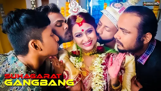 Suhagarat GangBang -2023 – Hindi Uncut Short Film – BindasTimes