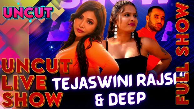 Tejaswini Rajshi & Deep – 2024 – Hindi Uncut Live Show – MeetXLive