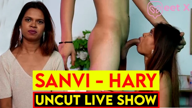 Sanvi – Hary – 2024 – Hindi Uncut Live Show – MeetX