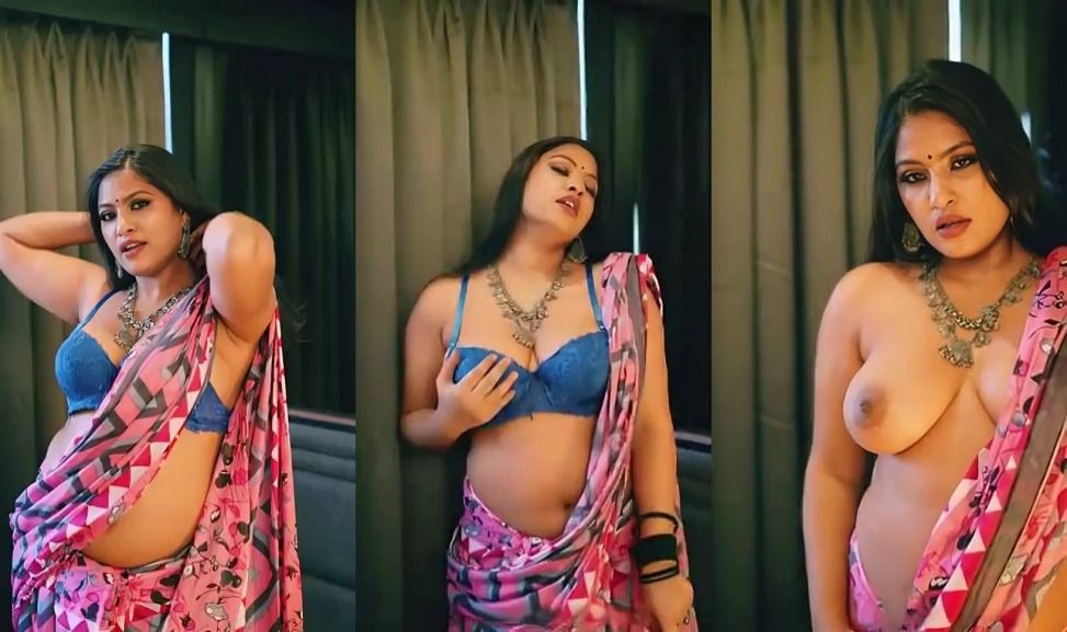 Anjali Gaud Hot Pink Saree (2025) Hindi Uncut Short Film