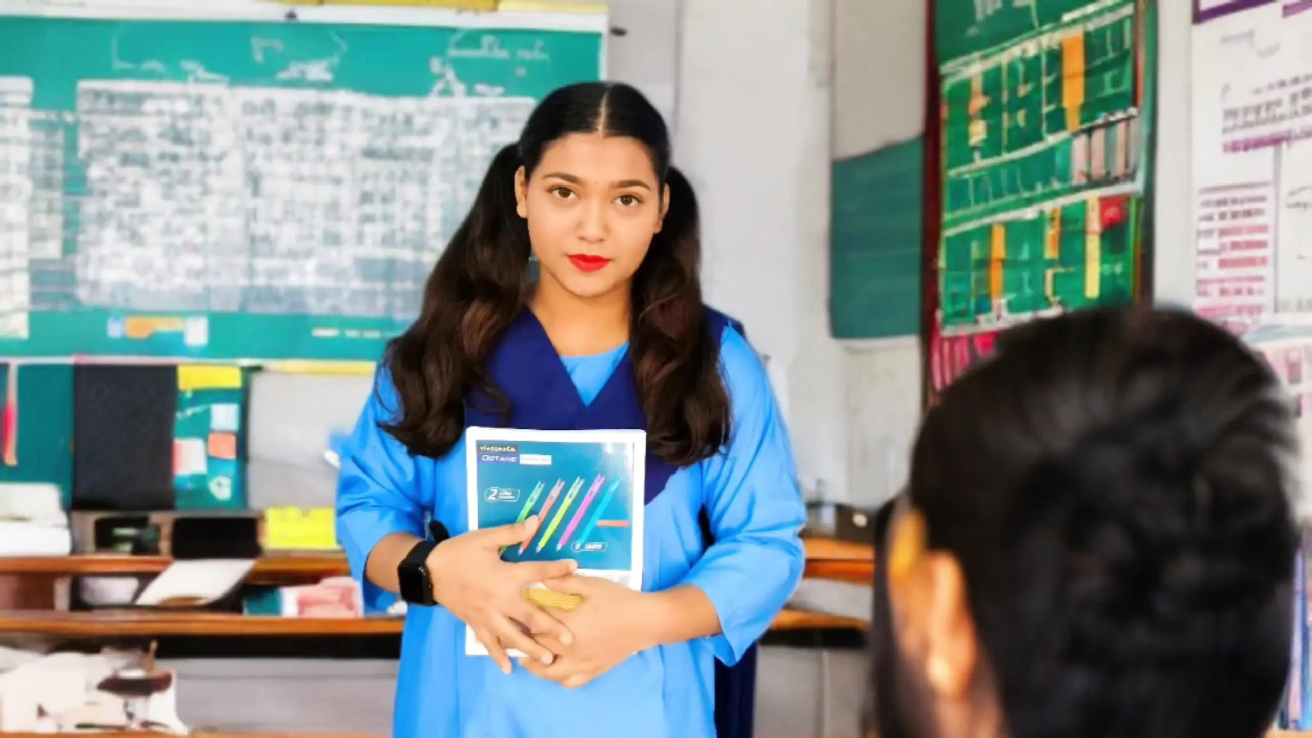 Village Teen school girl punished By Teacher